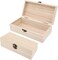 2Pcs unfinished wooden box, small wooden gift boxes with lids,paintable little wooden box, Jewelry Boxes wooden and Wooden Gift Box for Home Storage